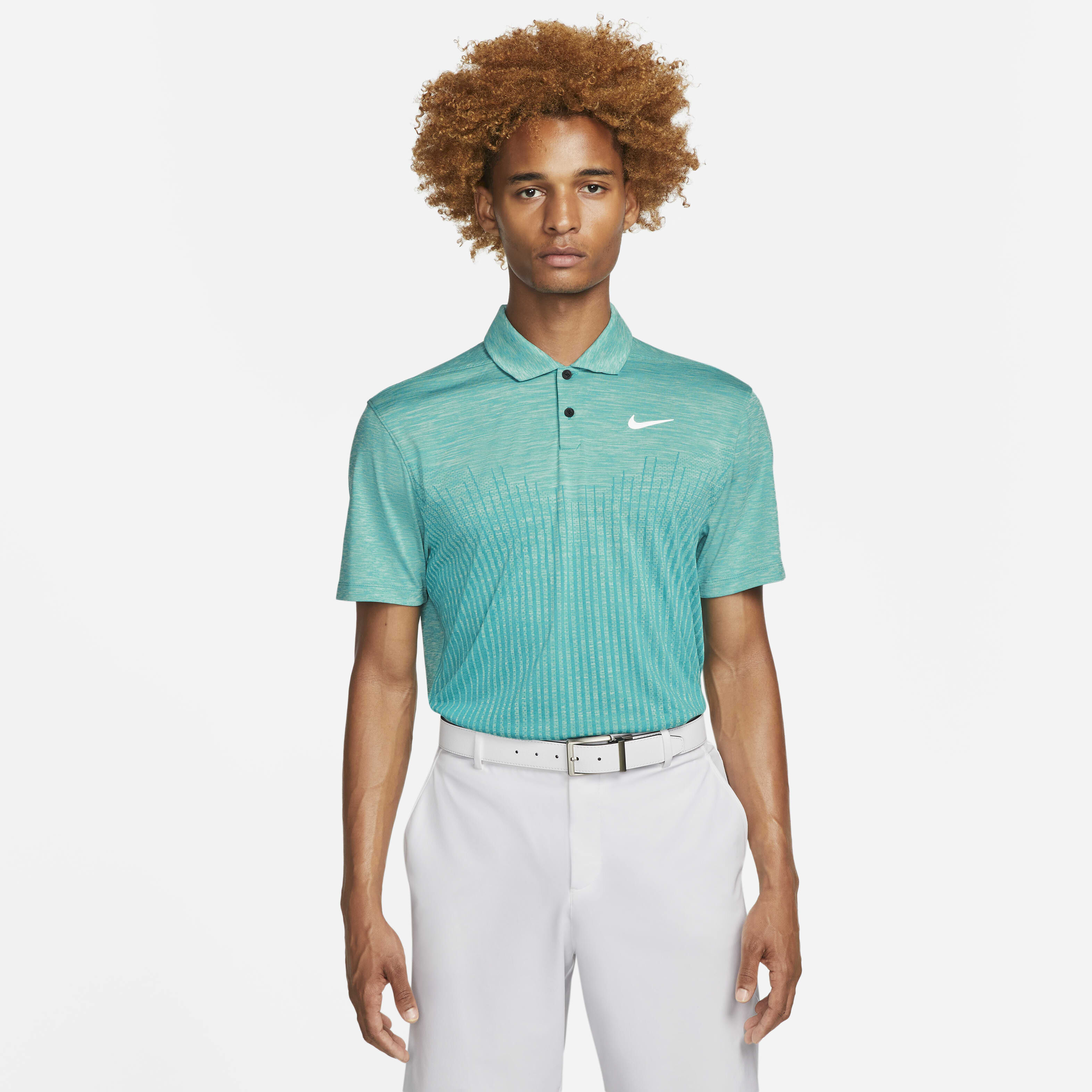 Buy Nike Dri FIT ADV Vapor Men s Engineered Golf Polo Neptune Green Enamel Green White Nike UAE Official