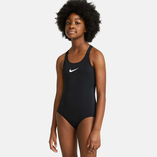 Kids' Swimwear-Nike Swim, Nike Essential, Older Kids' (Girls') Racerback 1-Piece Swimsuit Kids' Swimwear-Nike Swim, Nike Essential, Older Kids' (Girls') Racerback 1-Piece Swimsuit