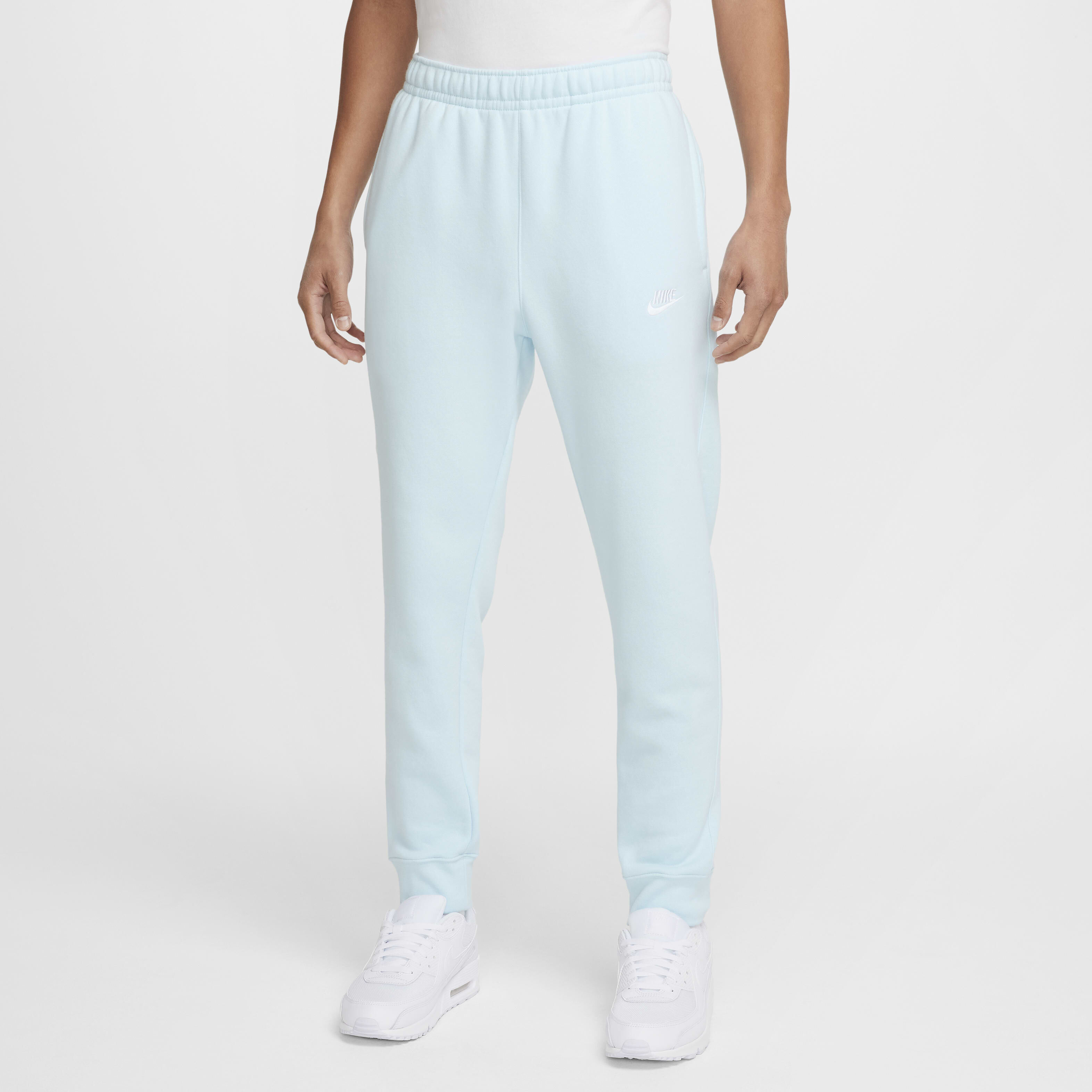 Grey nike foundation fleece joggers hot sale