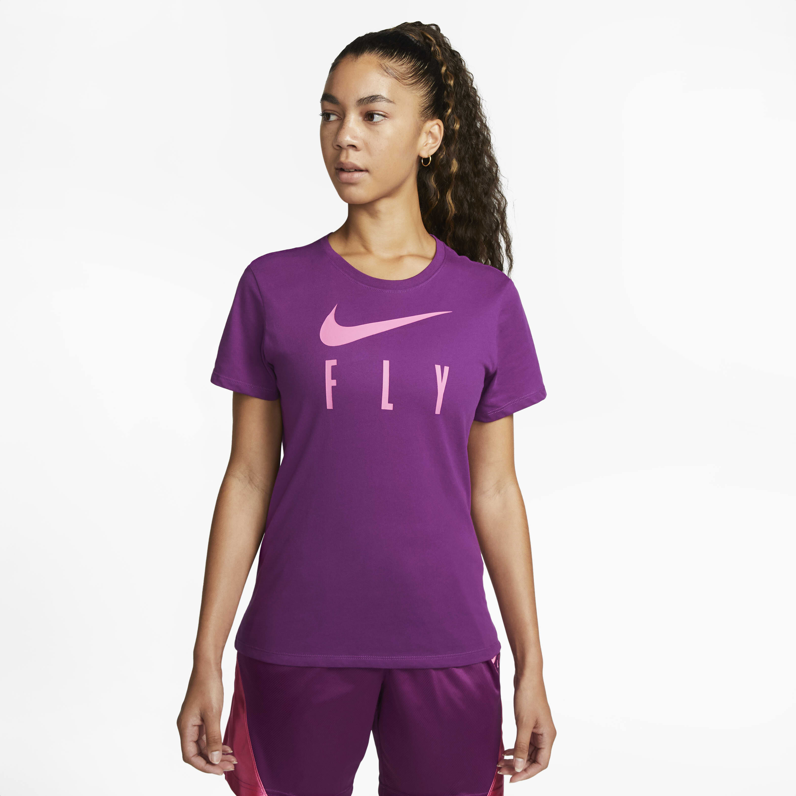 Buy Nike Dri FIT Swoosh Fly Women s Short Sleeve T Shirt Nike UAE Official