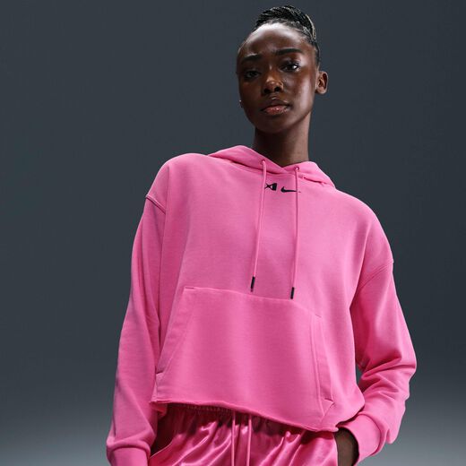 Basketball Hoodies & Sweatshirts-Nike, A'ja Wilson, Women's Oversized Cropped Basketball Hoodie