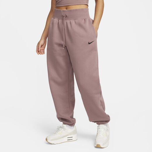 Trousers & Tights-Nike, Nike Sportswear Phoenix Fleece, Women's High-Waisted Oversized Tracksuit Bottoms