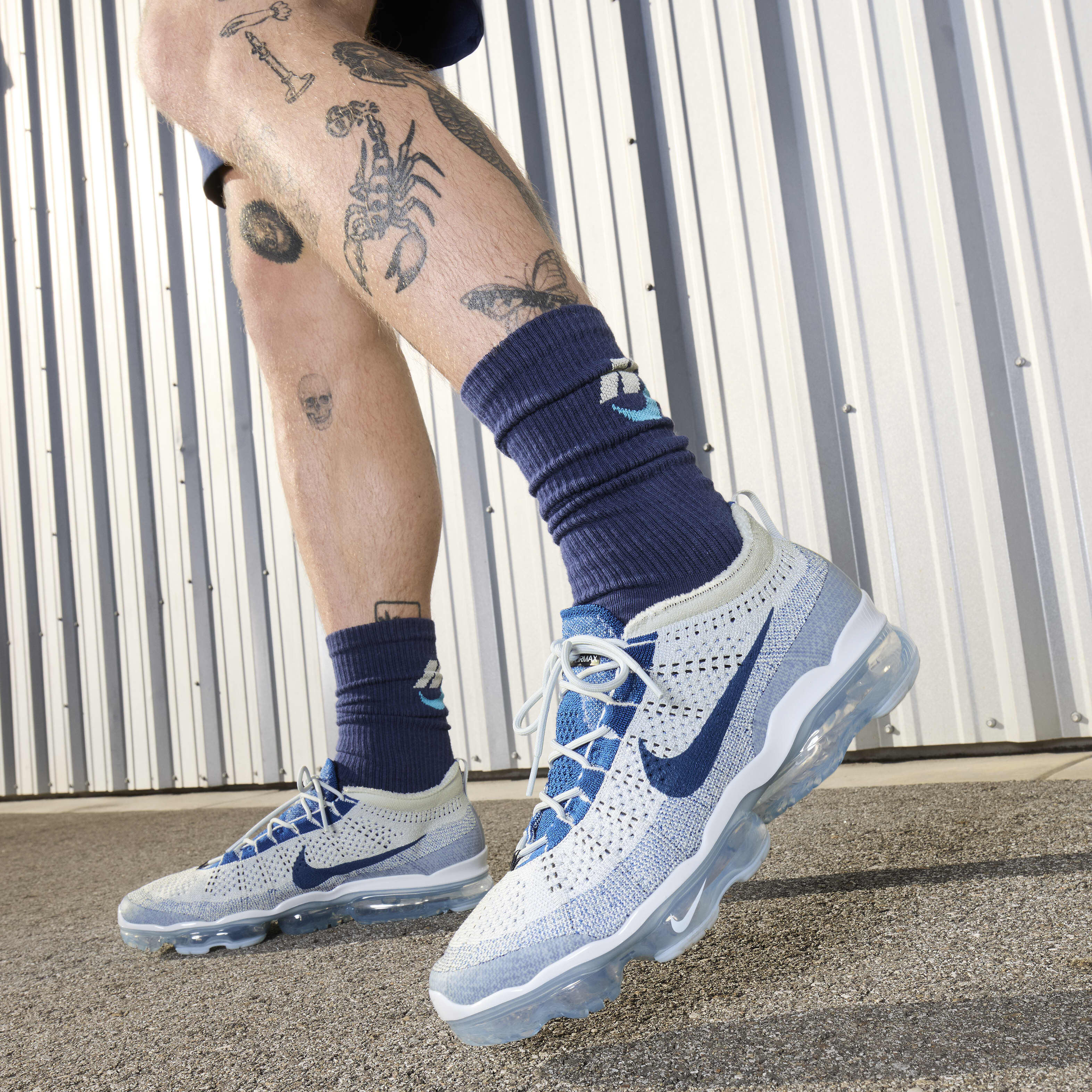 Air vapormax flyknit 3 white blue clearance