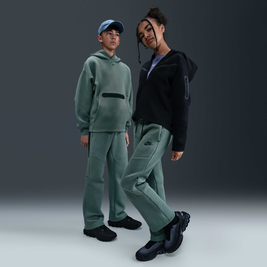 Kids Trousers & Tights-Nike, Nike Sportswear Tech Fleece, Big Kids' (Boys') Open-Hem Trousers