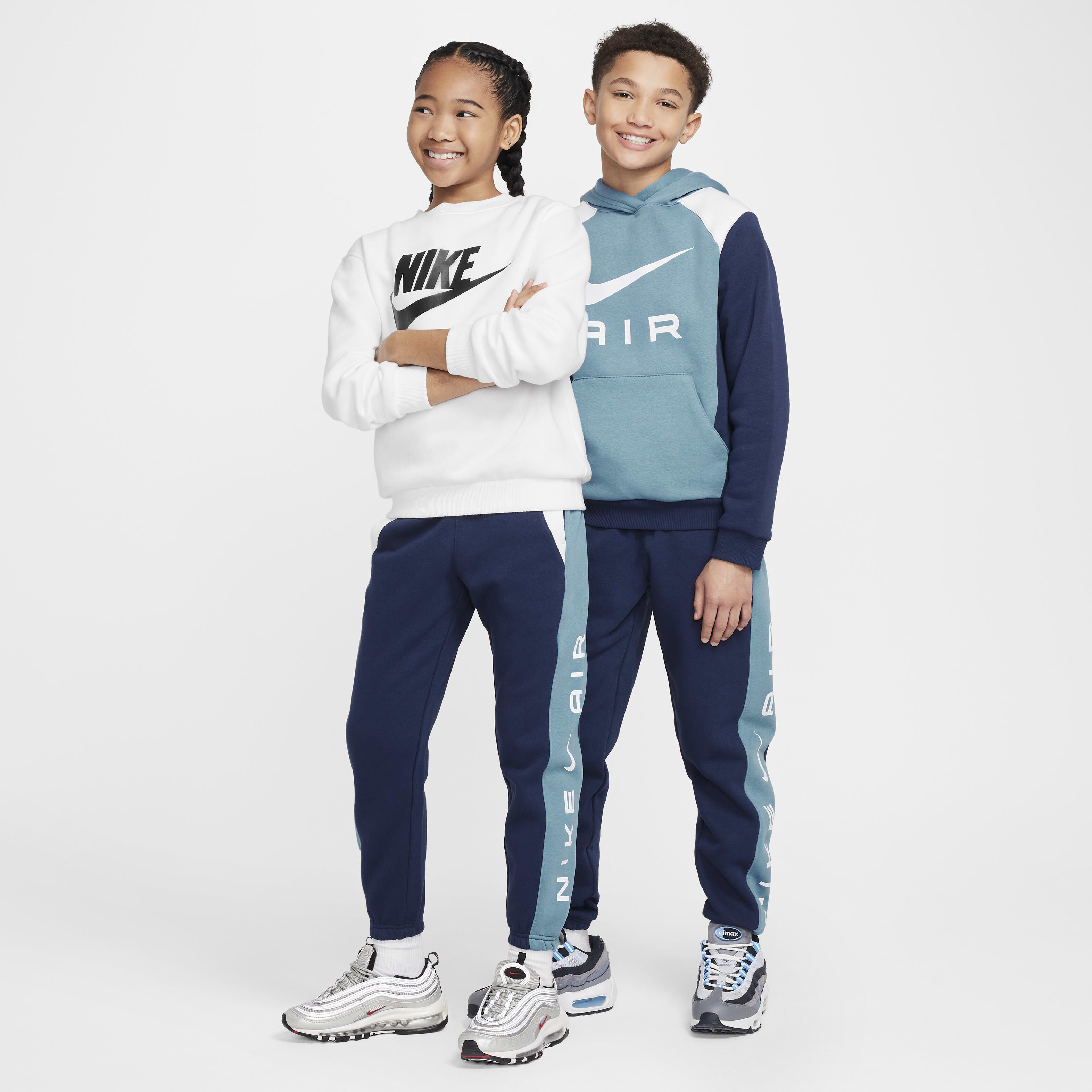 Buy Nike Air Older Kids Trousers Midnight Navy Aegean Storm White White Nike UAE Official