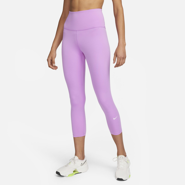 Buy Nike One Women's High-Rise Cropped Leggings Rush Fuchsia