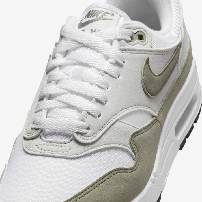 Buy Nike Air Max 1 Women's shoes - White/Neutral Grey/Black/Light Army ...