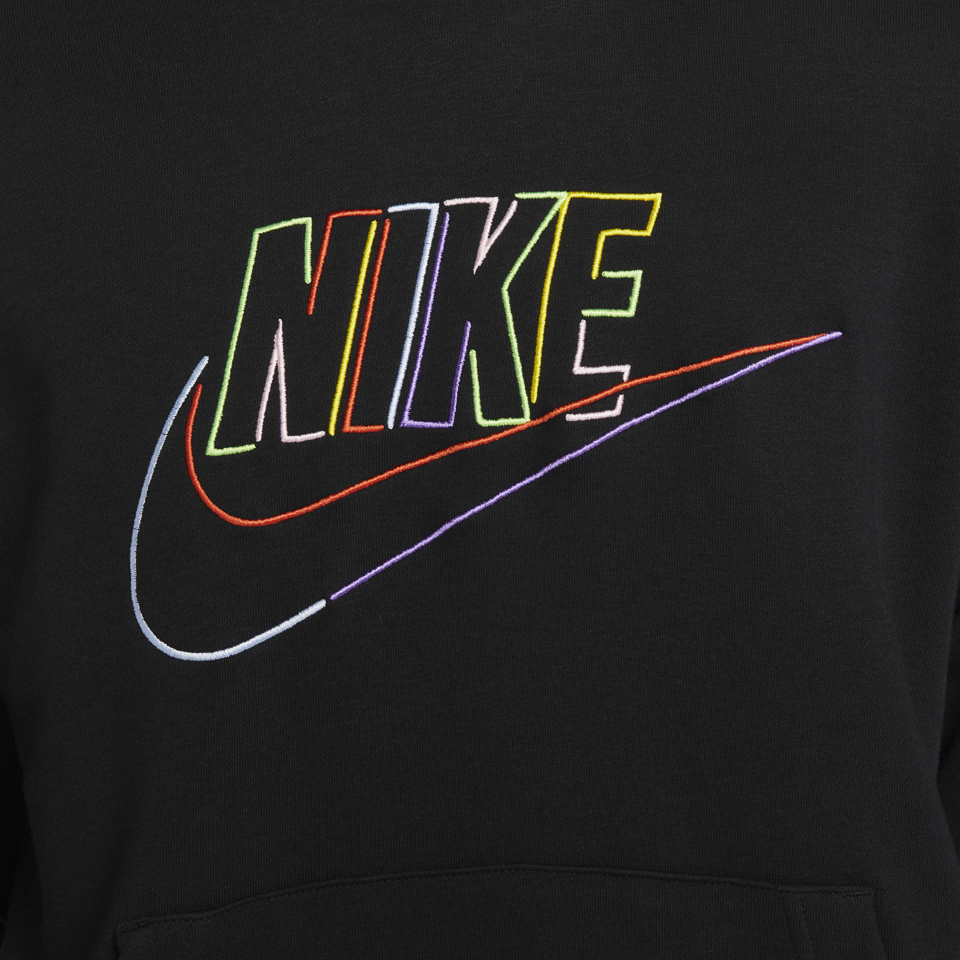 Buy Nike Club Fleece Men s French Terry Pullover Hoodie Black Nike UAE Official