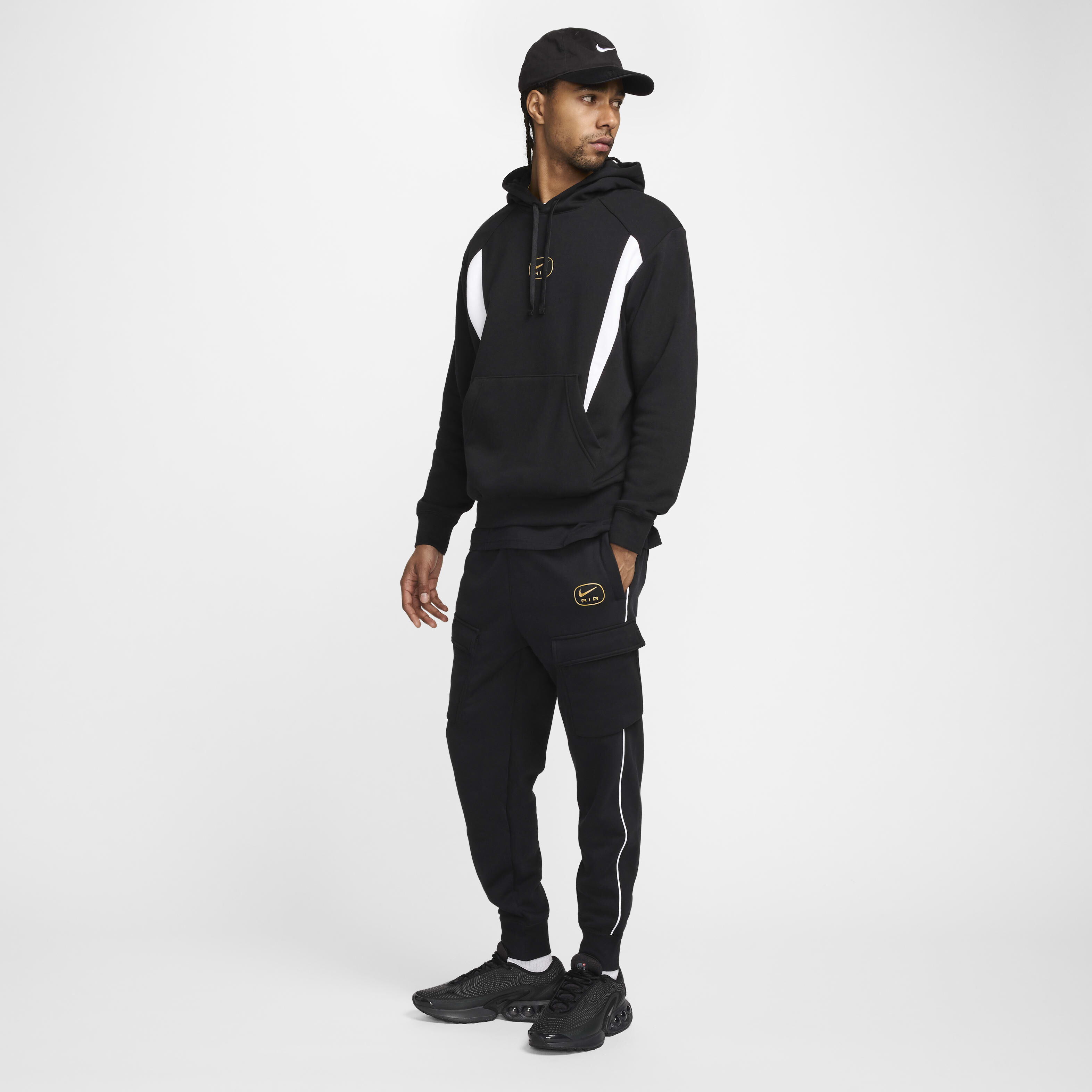 Mens nike fleece cargo sweatpants new arrivals