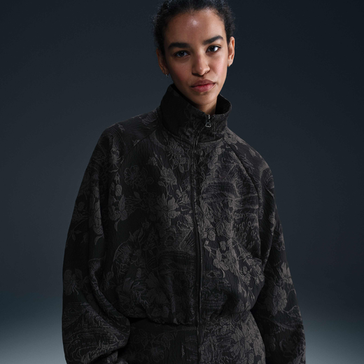 Matching Sets-Nike, Nike Sportswear Collection, Women's Oversized Jacquard Tracksuit Jacket