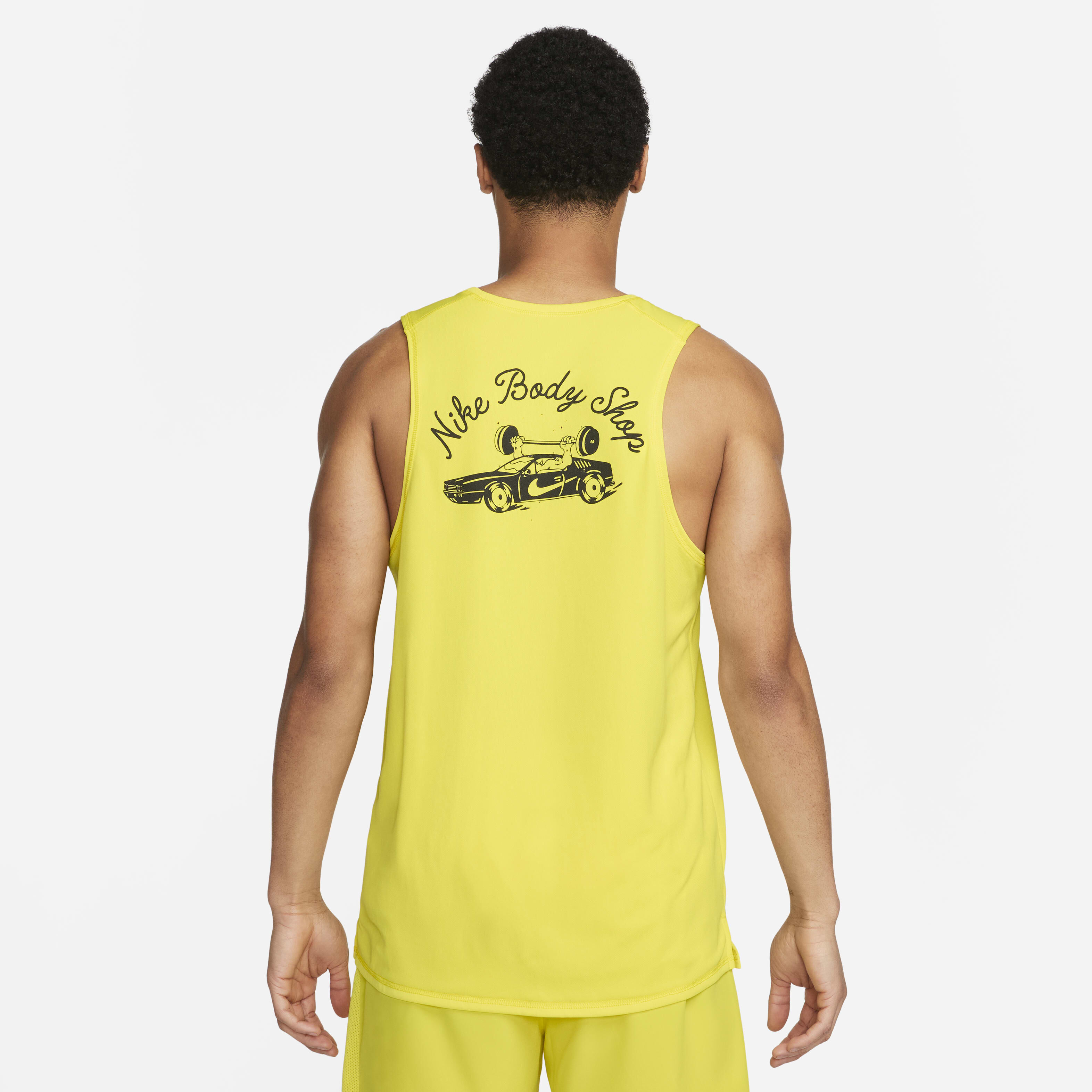 Yellow nike tank top mens outlet