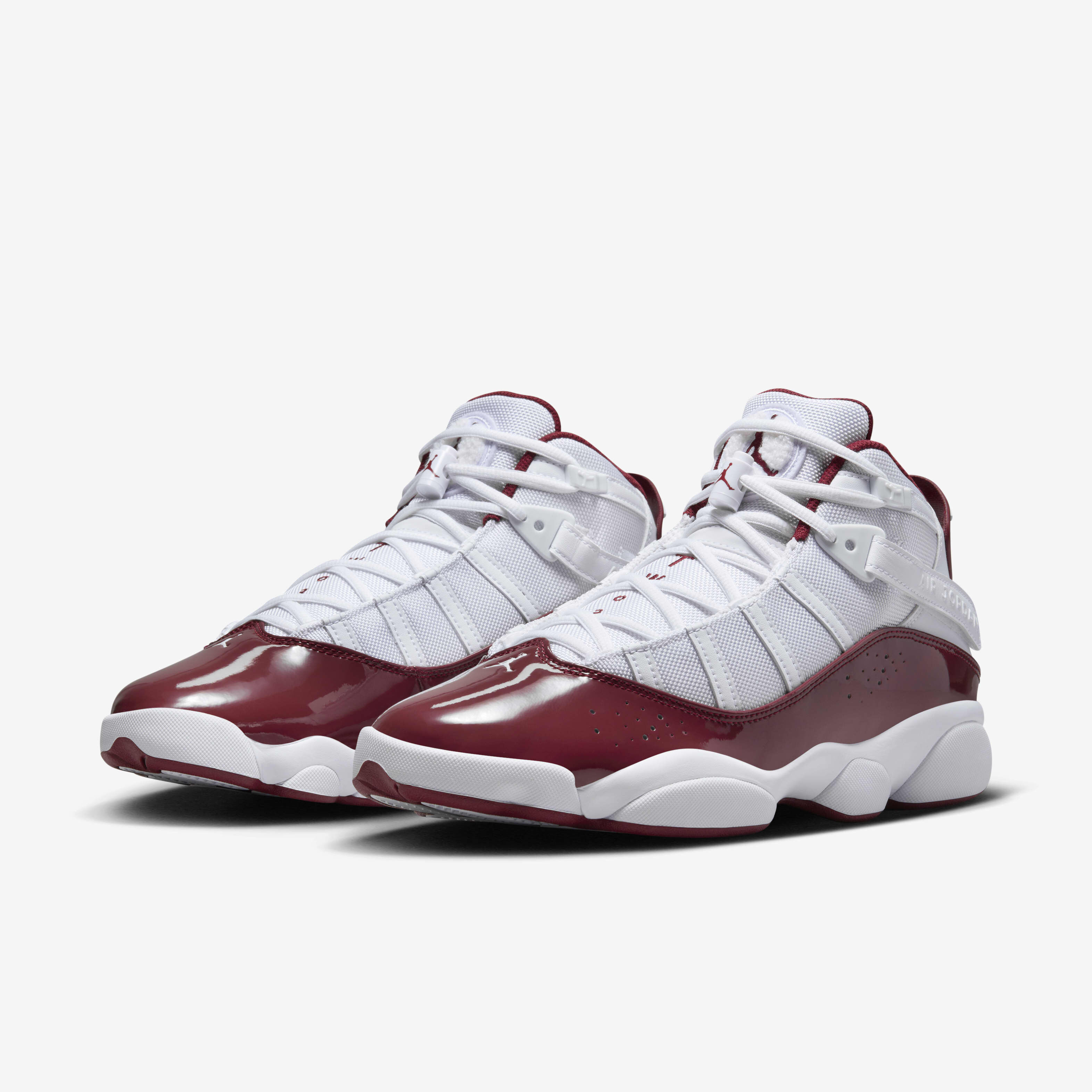 新品同様 Nike 6 Jordan Air ホワイト/バーガンディ（Nike 6 Jordan Air シューズ(男性用)
