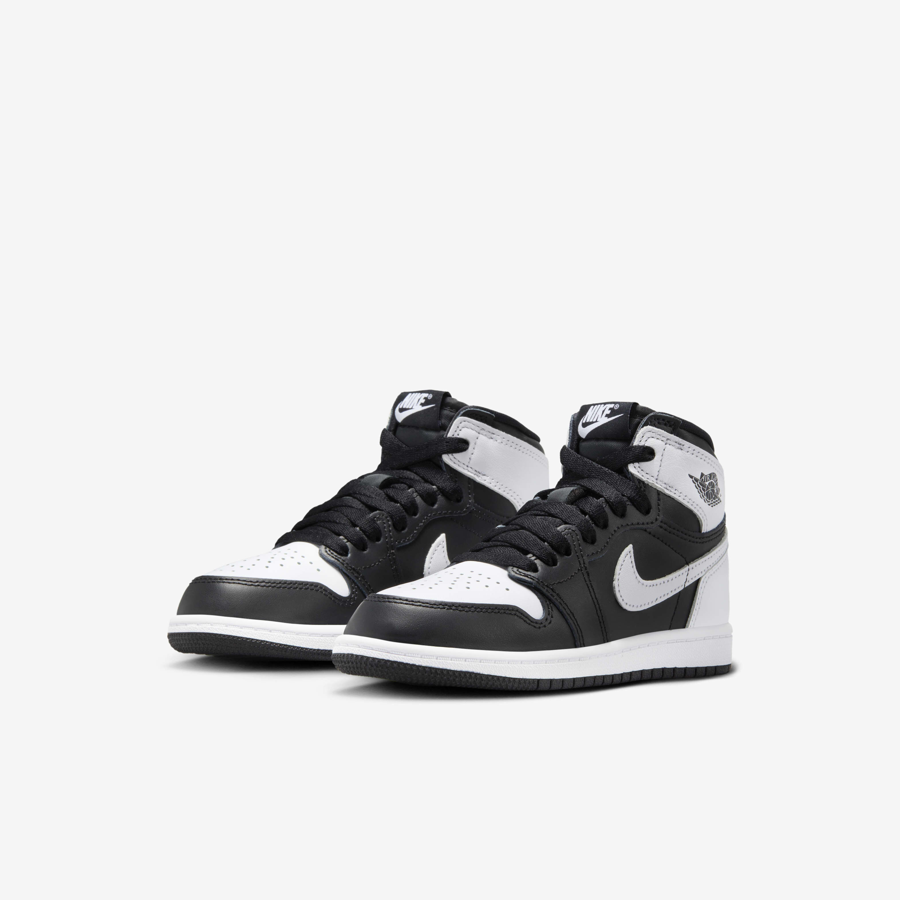 jordan 1 black and white junior