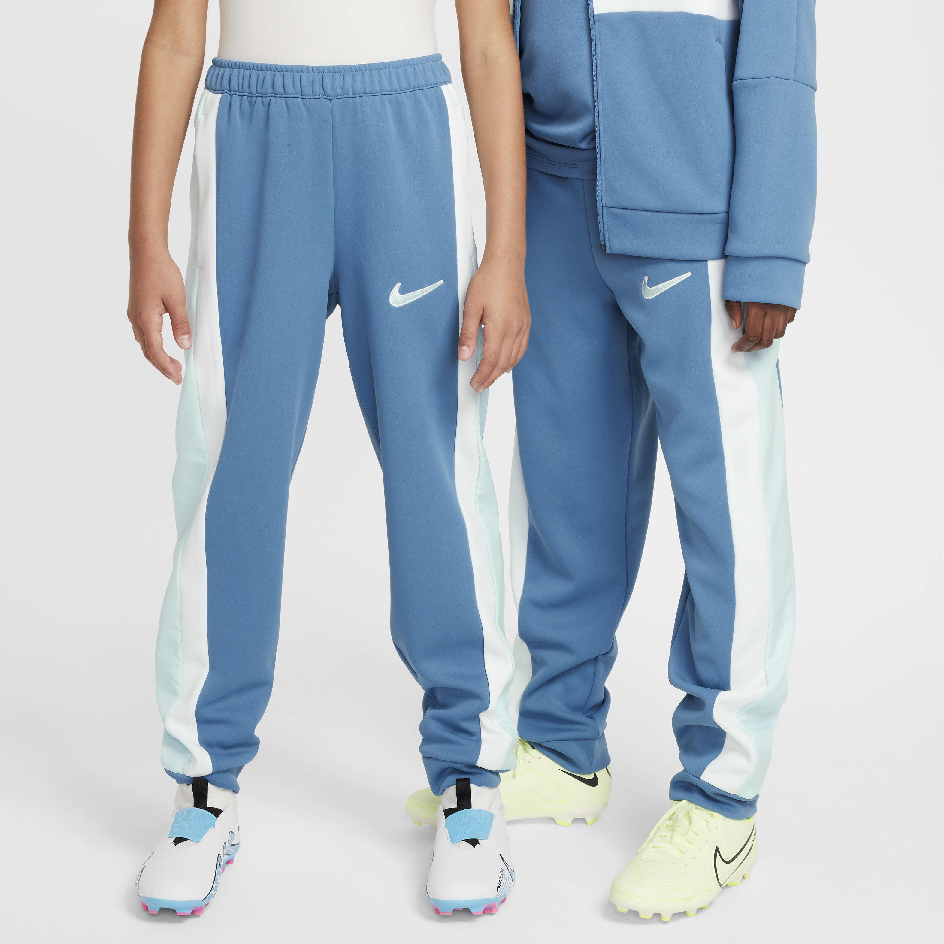 Nike blue tracksuit bottoms outlet