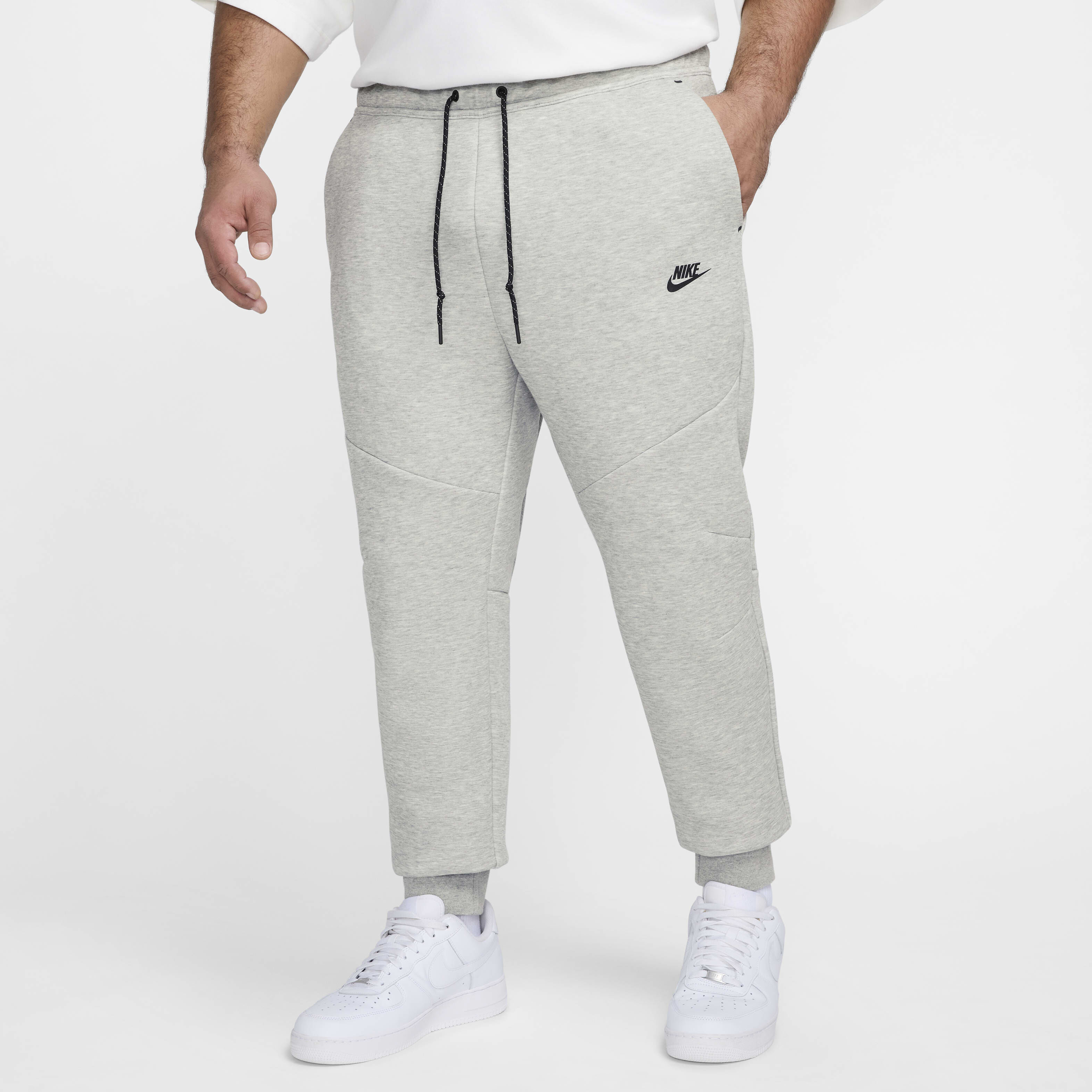 Nike tech grey fleece joggers online