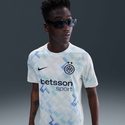 Men's T-shirts-Nike, Inter Milan 2025/26 Stadium Away, Men's Nike Dri-FIT Football Replica Shirt