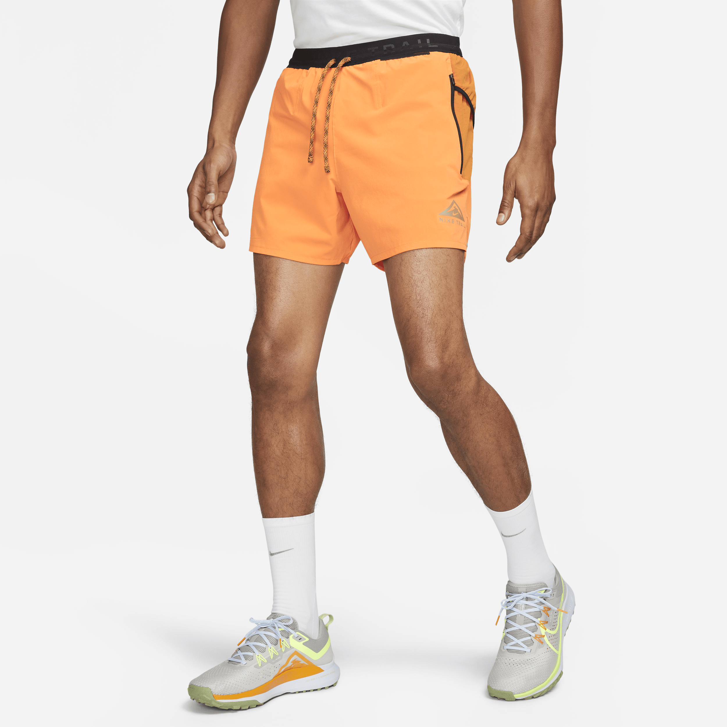 Nike orange best sale shorts