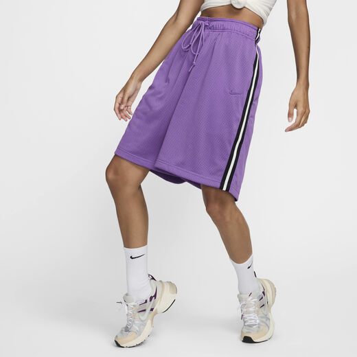 Shorts-Nike, Nike Sportswear, Women's Mid-Rise Oversized Mesh Shorts Shorts-Nike, Nike Sportswear, Women's Mid-Rise Oversized Mesh Shorts