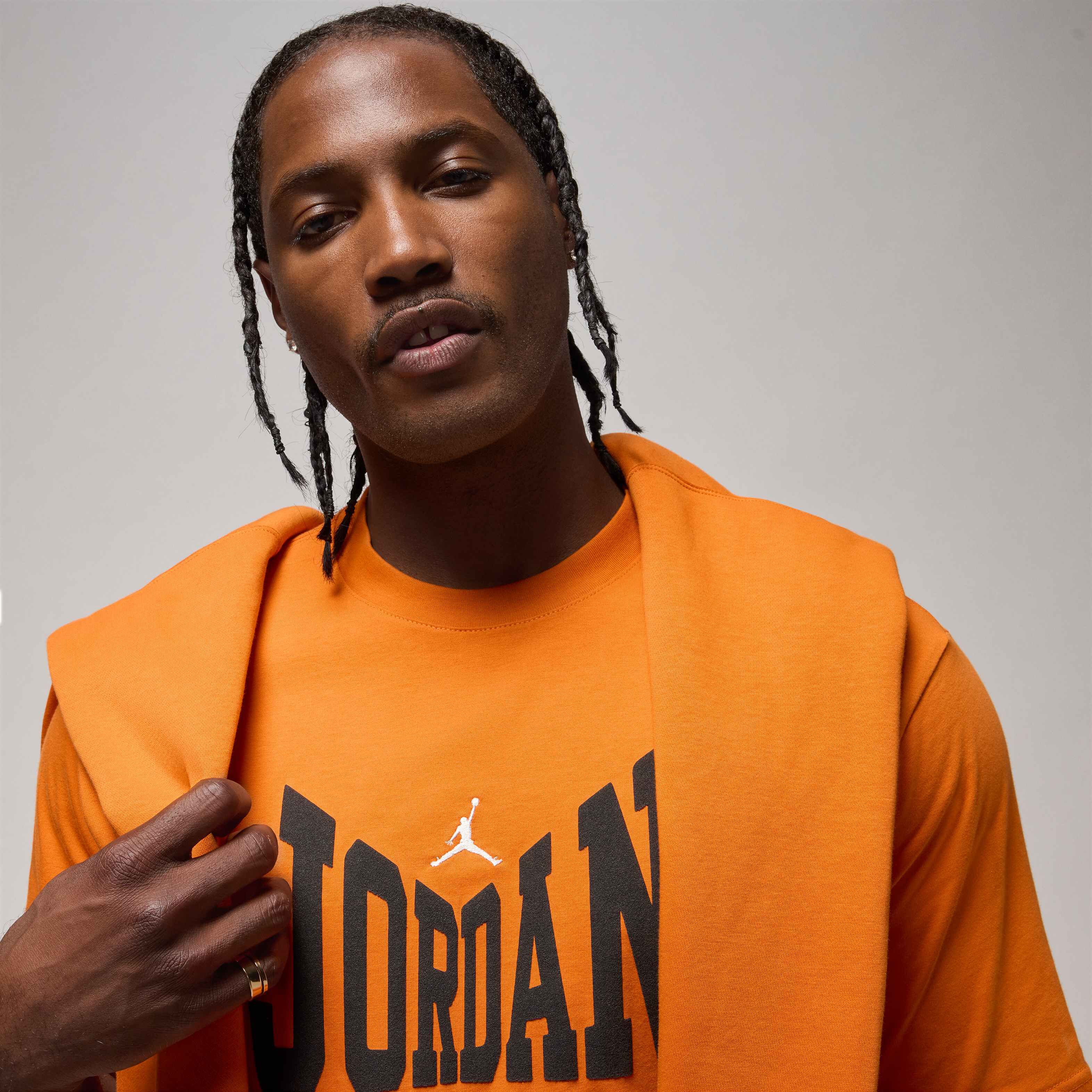 Buy Jordan Brooklyn Men's T-Shirt - Starfish/Sail | Nike UAE