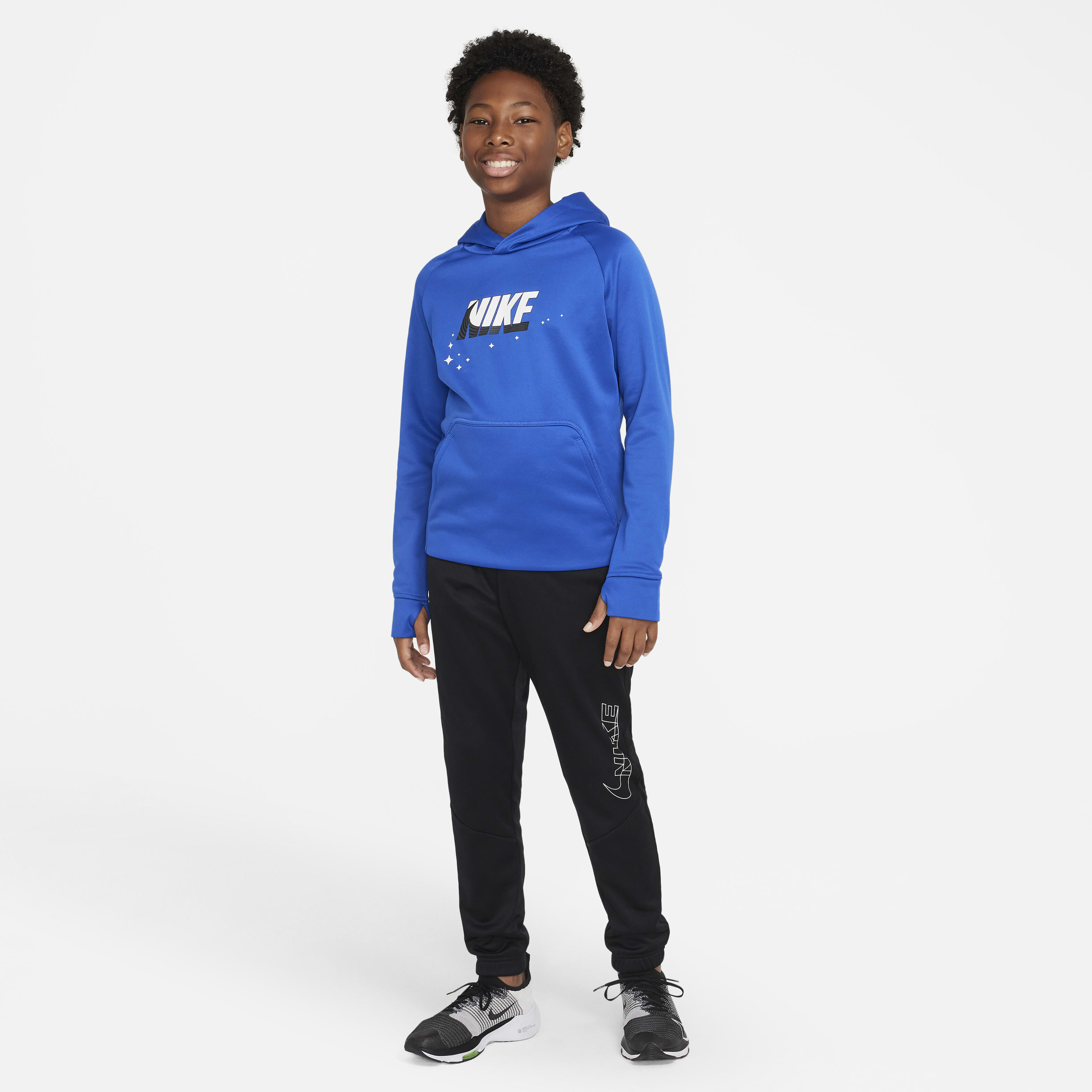 Nike boys therma training hoodie clearance
