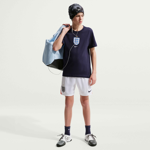 England-Nike, England 2026 Stadium Home, Older Kids' Nike Dri-FIT Football Replica Shorts