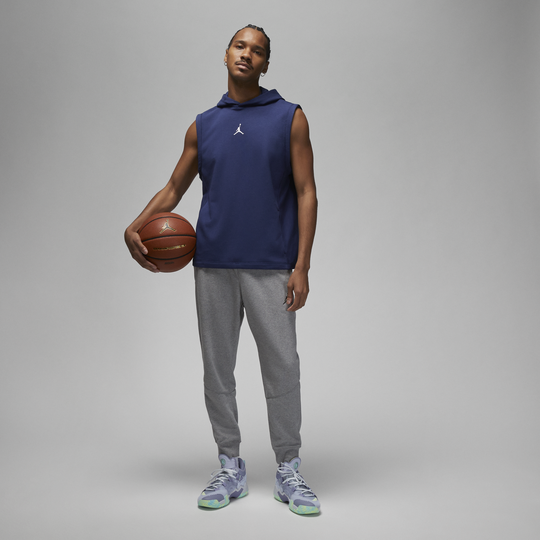 Shop Jordan Dri FIT Sport Men s Fleece Sleeveless Hoodie Nike UAE