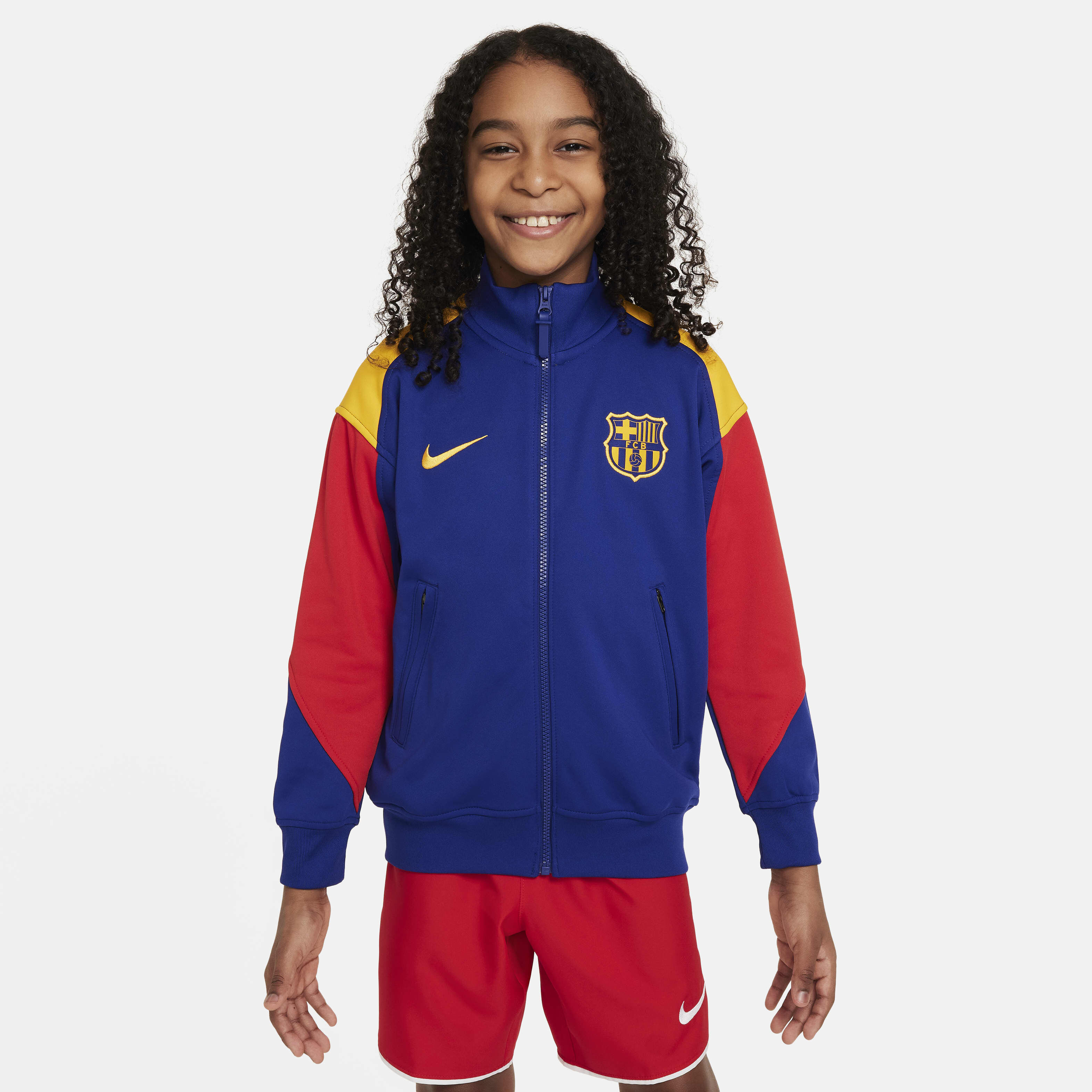 Fc barcelona youth jacket clearance