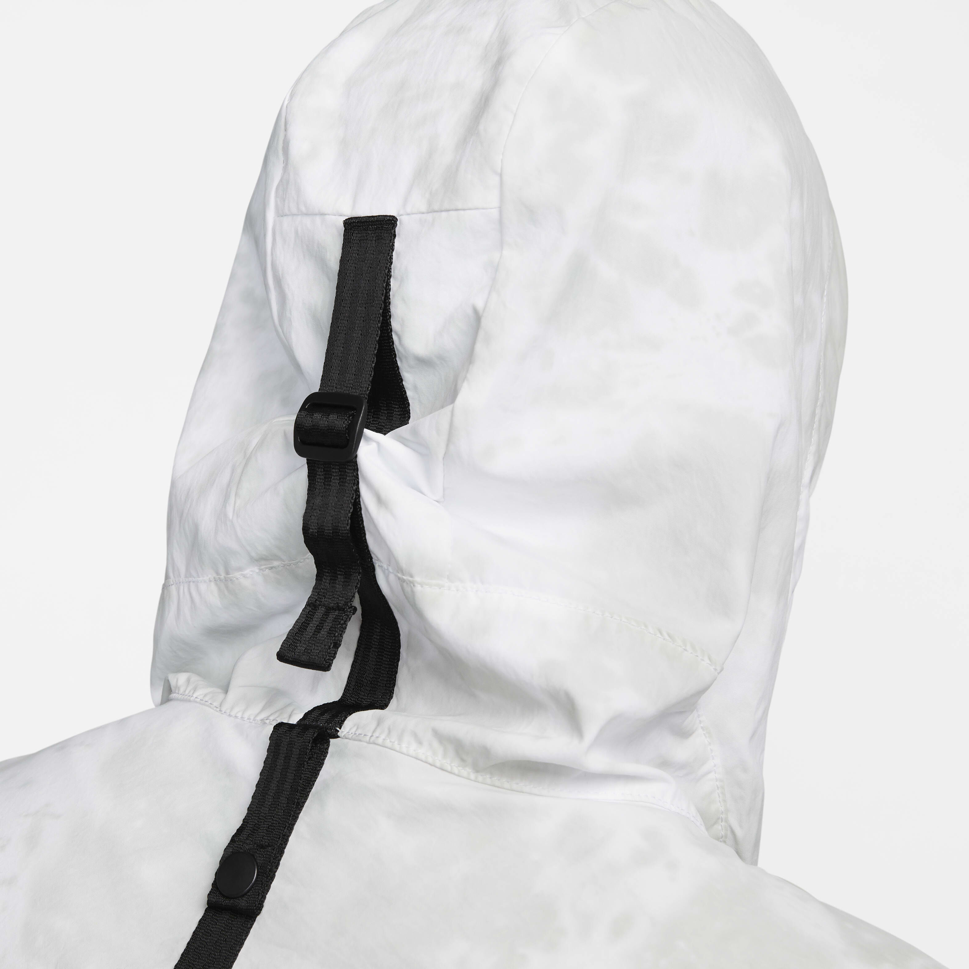 Buy Nike Sportswear Tech Pack Men s Woven Hooded Jacket Light Silver Black White Nike UAE Official