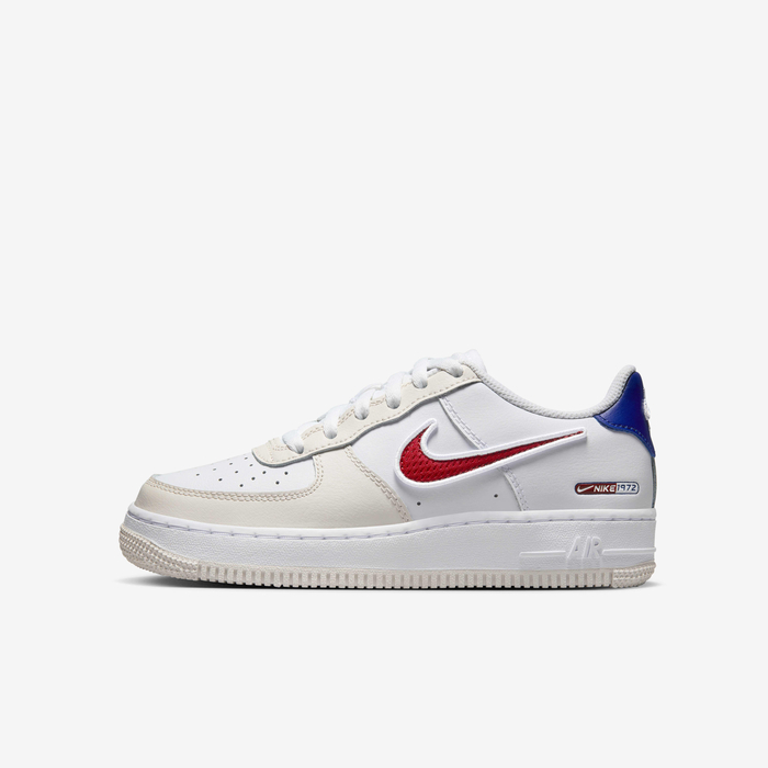 Buy Nike Air Force LV8 Older Kids' Shoes White/Gym Red/White
