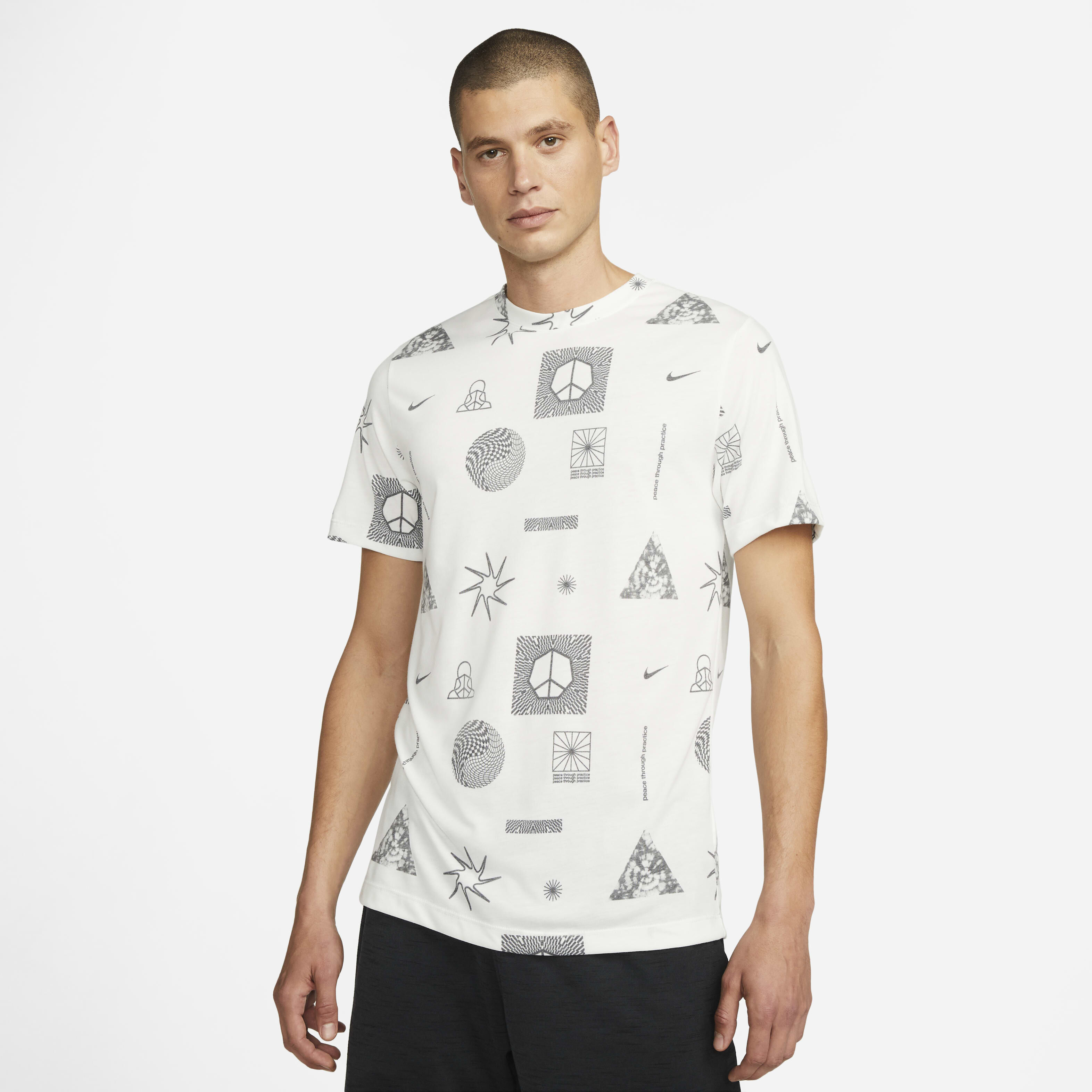 nike men's yoga shirt