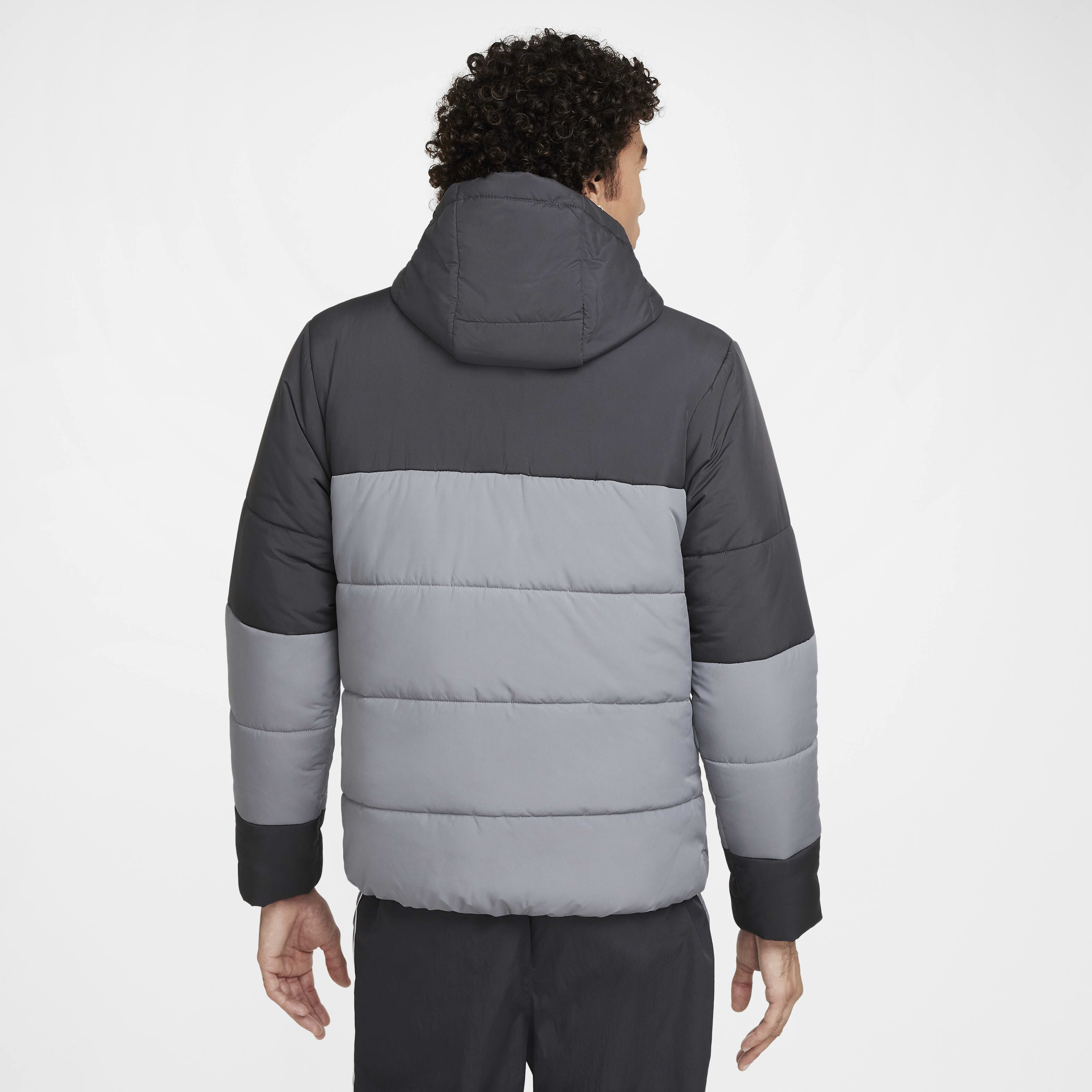 nike synthetic fill jacket grey