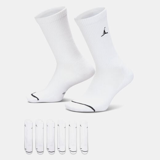 Men's Socks-JRDN, Jordan Everyday Elevated, Crew Socks (6 Pairs)