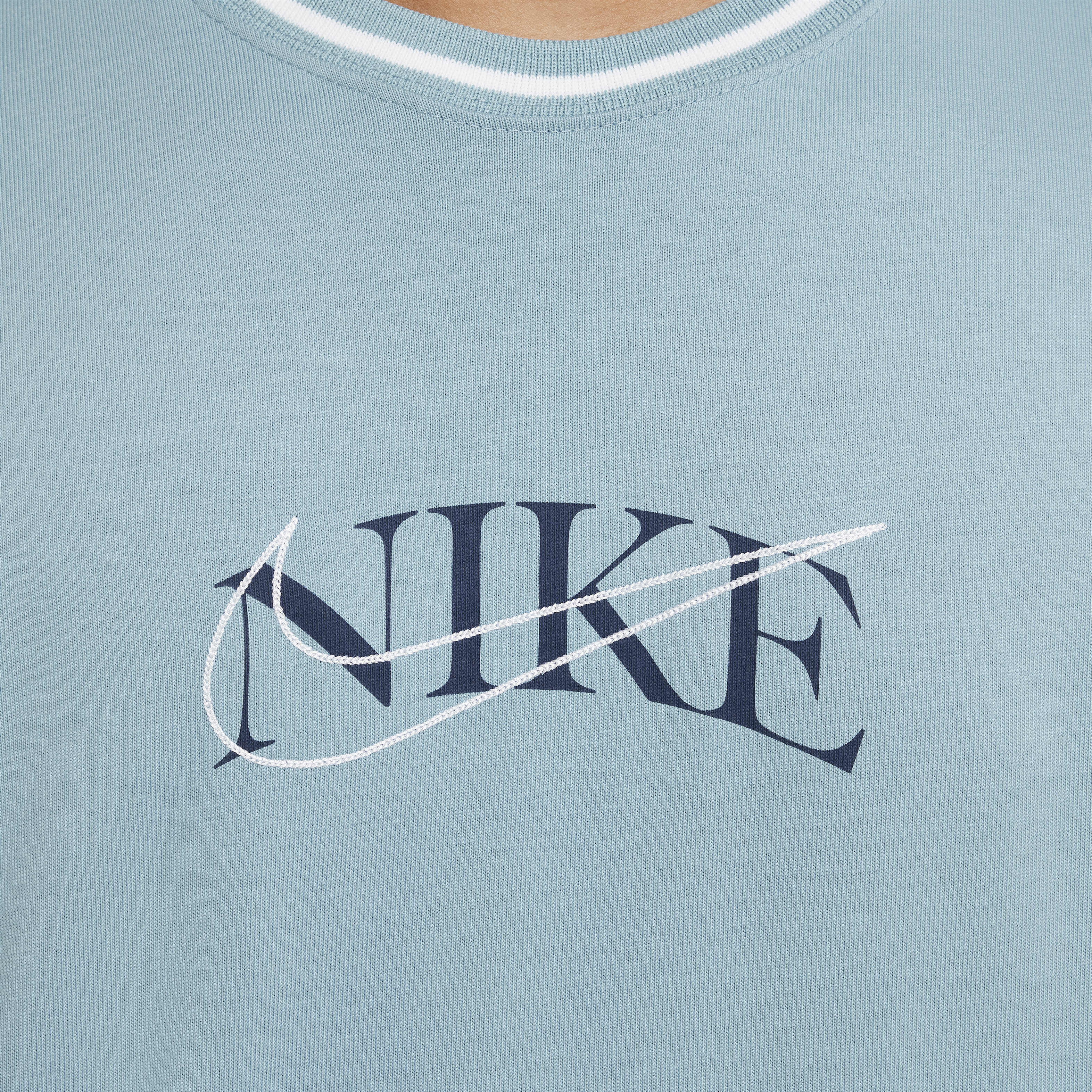 ★ Nike★ Sportswear T-shirt M Denim Turquoise HJ0733464 HJ MEN'S NIKE SPORTSWEAR T-SHIRT 