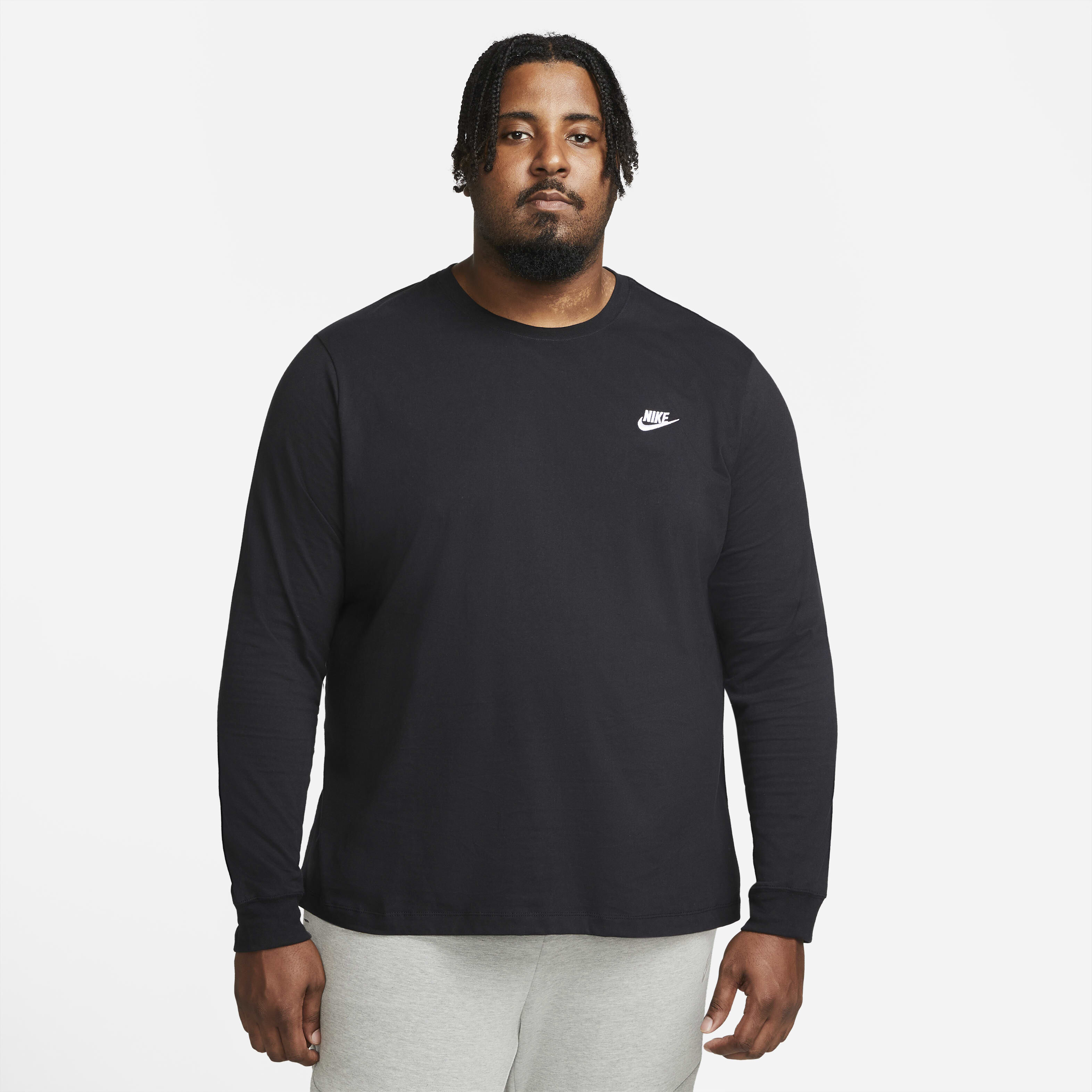 Buy Nike Sportswear Club Men s Long sleeve T shirt Nike UAE Official