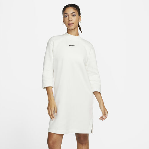 Skirts & Dresses-Nike, Nike Sportswear Phoenix Fleece, Women's Oversized 3/4-Sleeve Dress