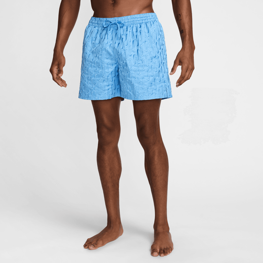 Men's Swimwear-Nike Swim, Nike Swim Breaker Swoosh logo Link, Men's 5" Fully Lined Volley Shorts