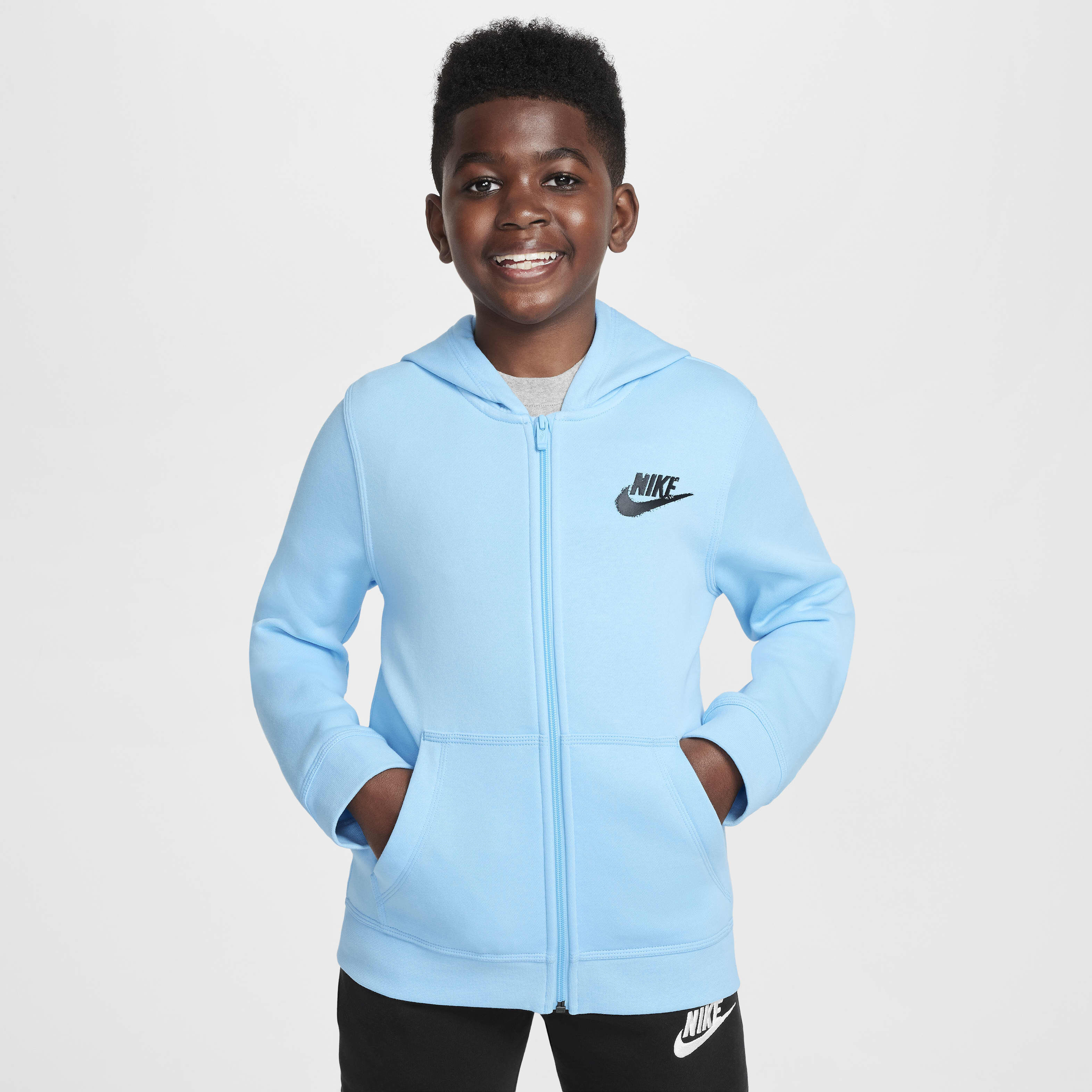 sky blue nike hoodie