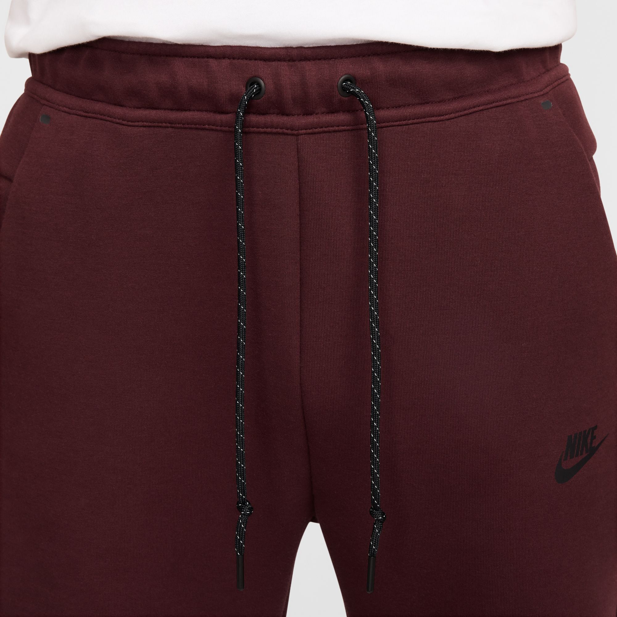 Buy Nike Tech Men s Fleece Joggers Burgundy Crush Black Nike UAE Official