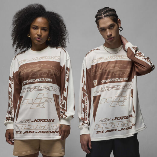 T-Shirts & Tops-Jordan, Jordan MVP, Men's Printed Long-Sleeve Top