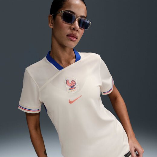 Women's Jerseys-Nike, FFF 2025 Stadium Away (Women's Team), Women's Nike Dri-FIT Soccer Replica Jersey Women's Jerseys-Nike, FFF 2025 Stadium Away (Women's Team), Women's Nike Dri-FIT Soccer Replica Jersey