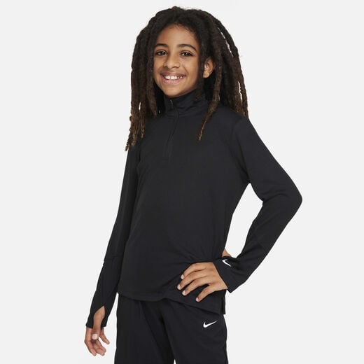 Kids' Long Sleeves Shirts-Nike, Nike Multi, Older Kids' (Boys') Dri-FIT UV Long-Sleeve 1/2-Zip Top