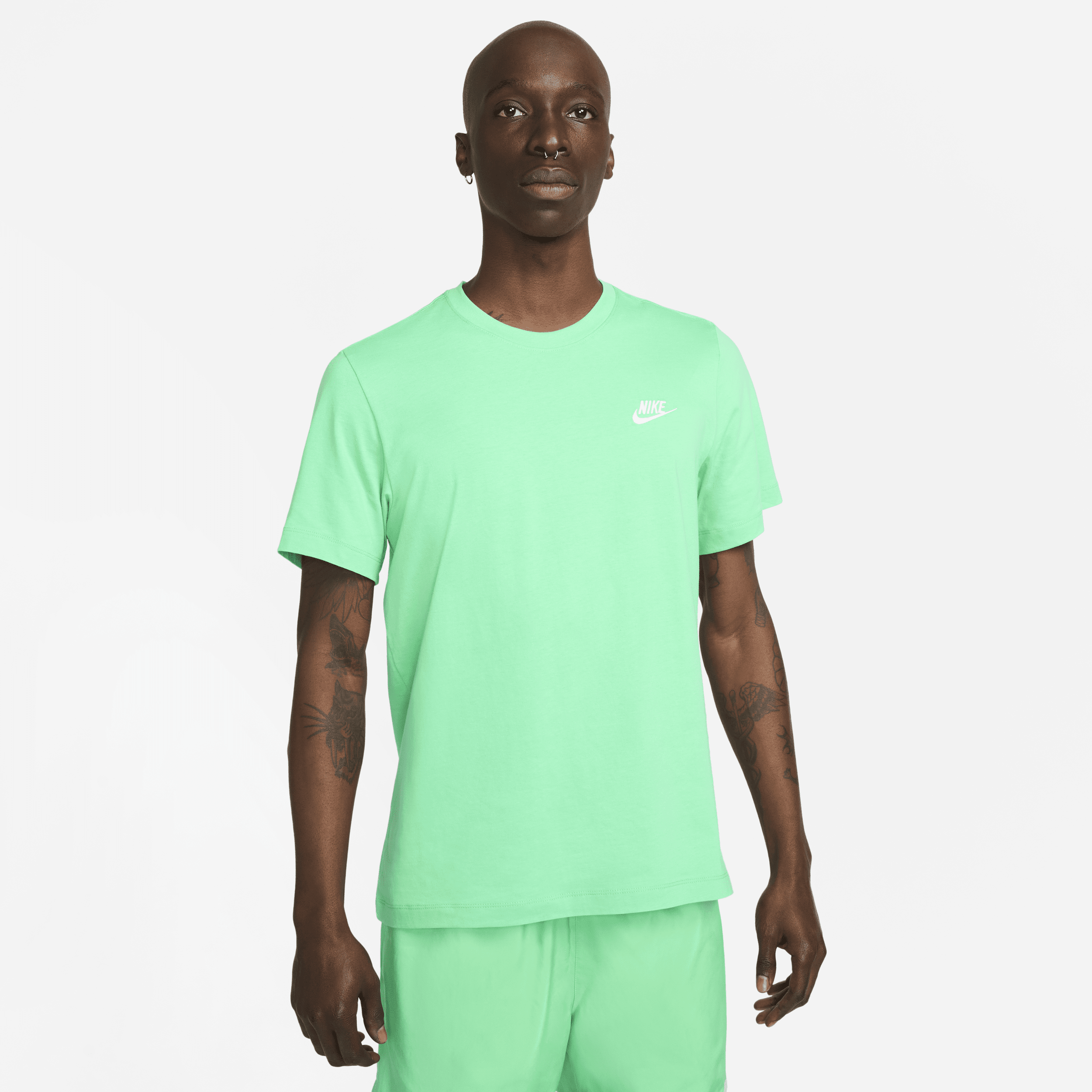 Mint green nike t shirt hotsell