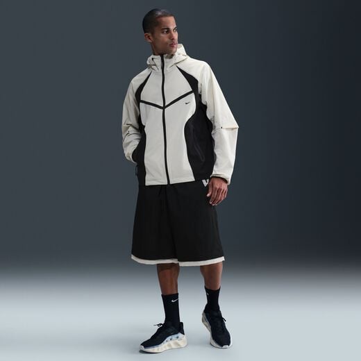 Men's Jackets & Gilets-Nike, Nike Tech, Men's Dri-FIT Woven Colour-Block Windrunner Oversized Jacket