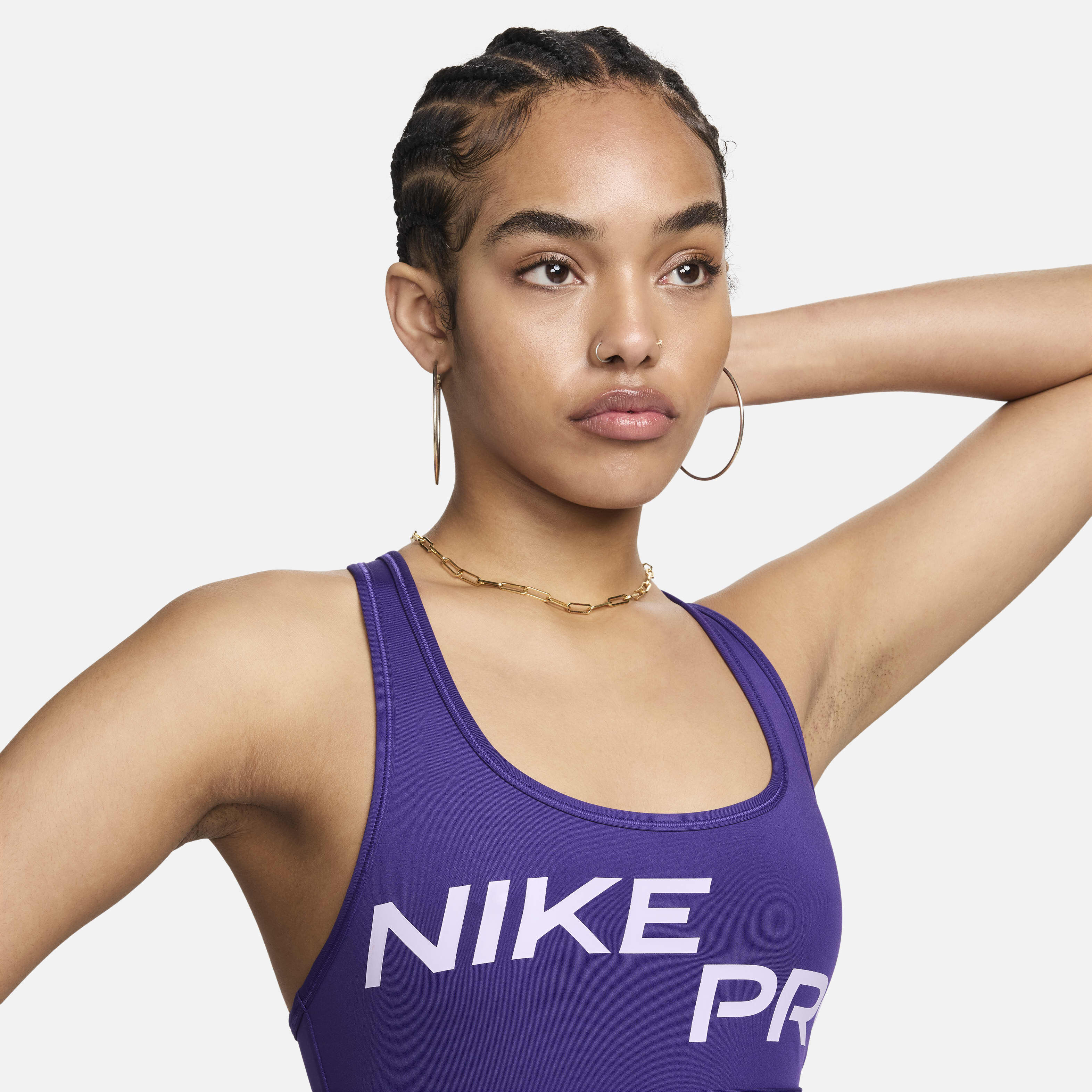 Buy Nike Pro Swoosh Light Support Women s Non Padded Graphic Sports Bra Nike UAE Official