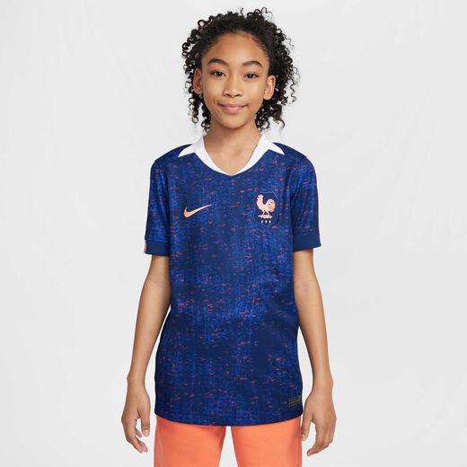 Teen Collection-Nike, FFF 2025 Stadium Home (Women's Team), Big Kids' Nike Dri-FIT Soccer Replica Jersey