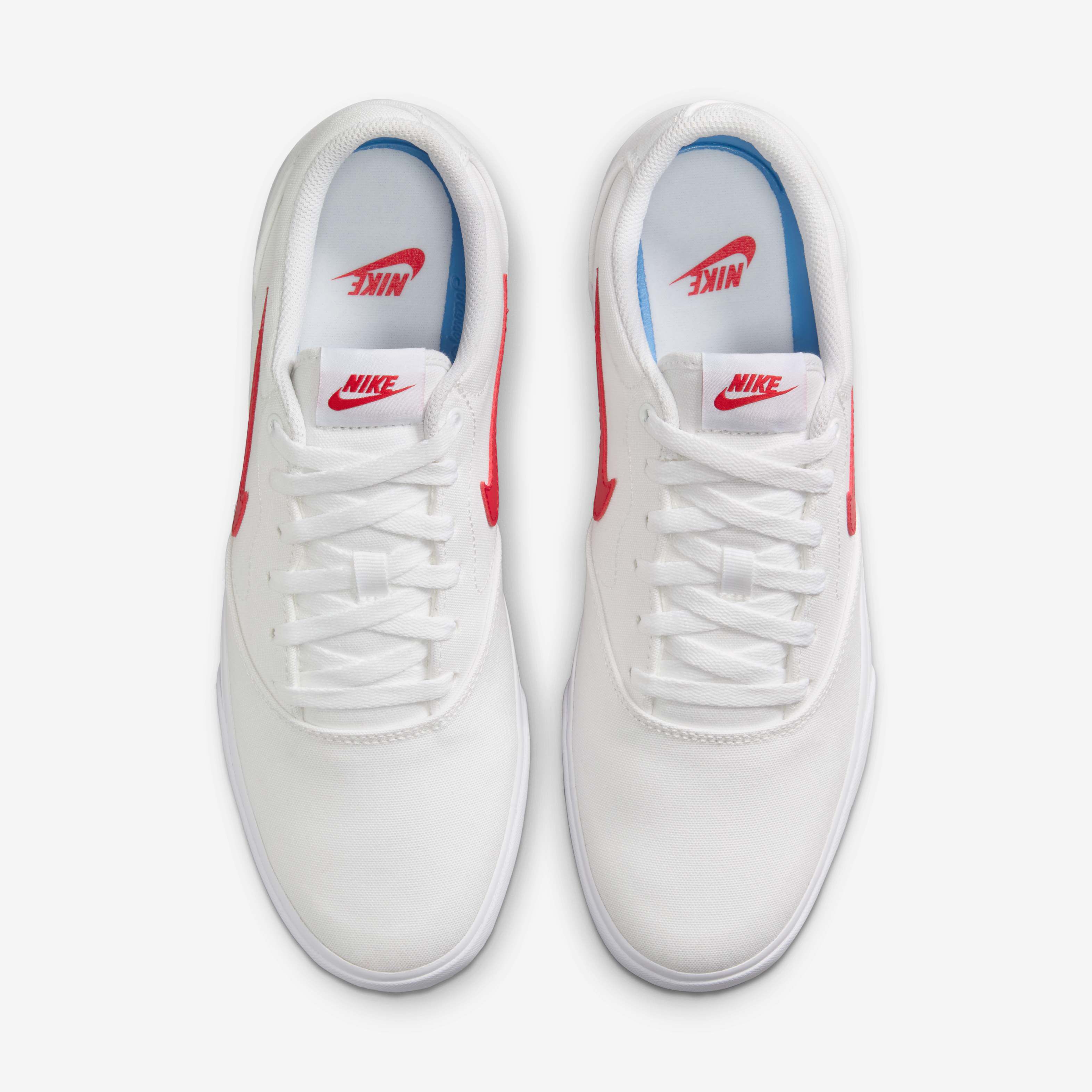 nike charge shoes white red