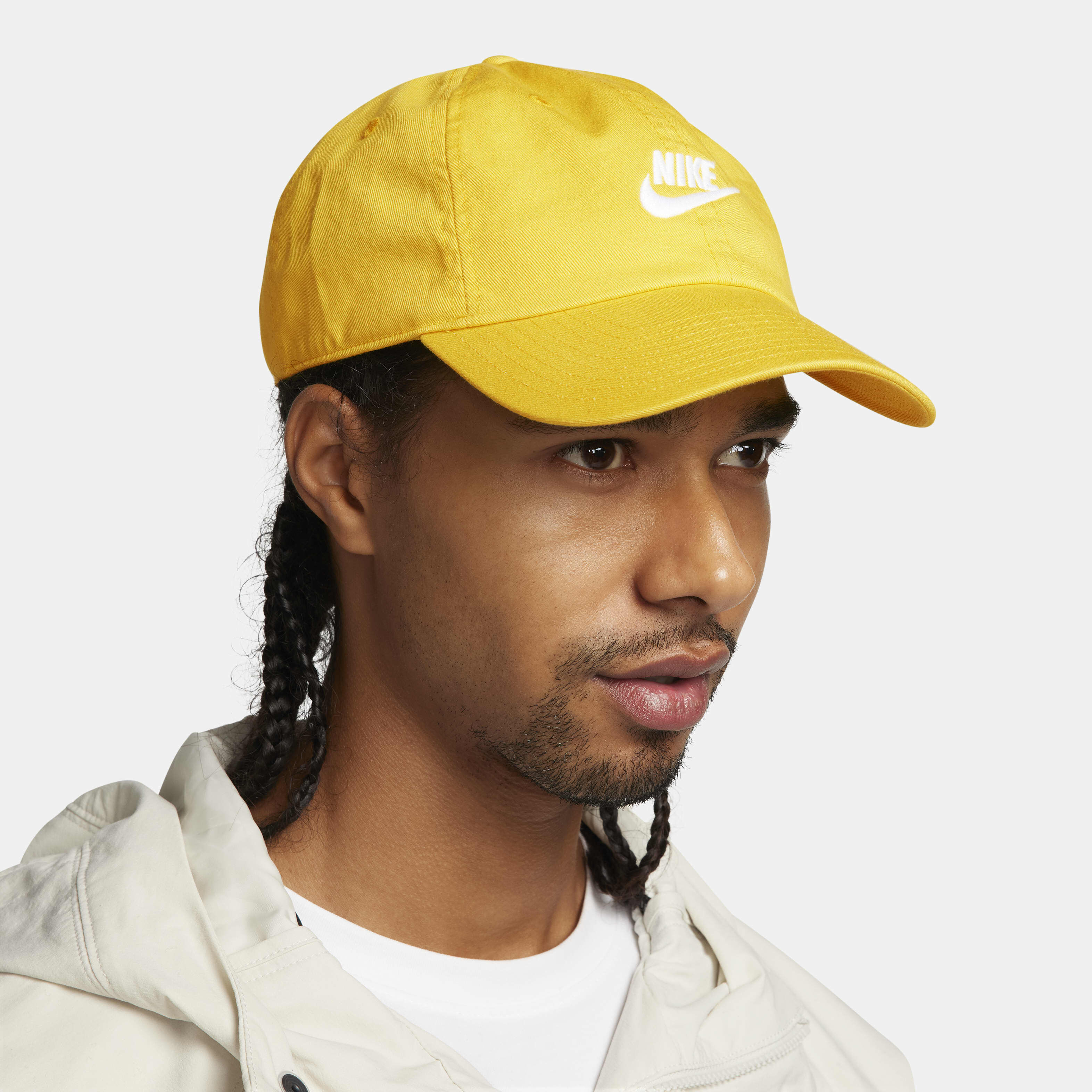 Yellow nike cap top