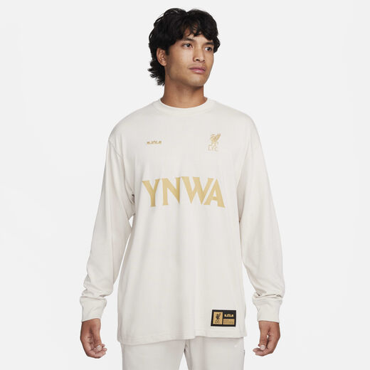 T-Shirts & Tops-Nike, LeBron x Liverpool F.C., Men's Nike Max90 Football T-Shirt