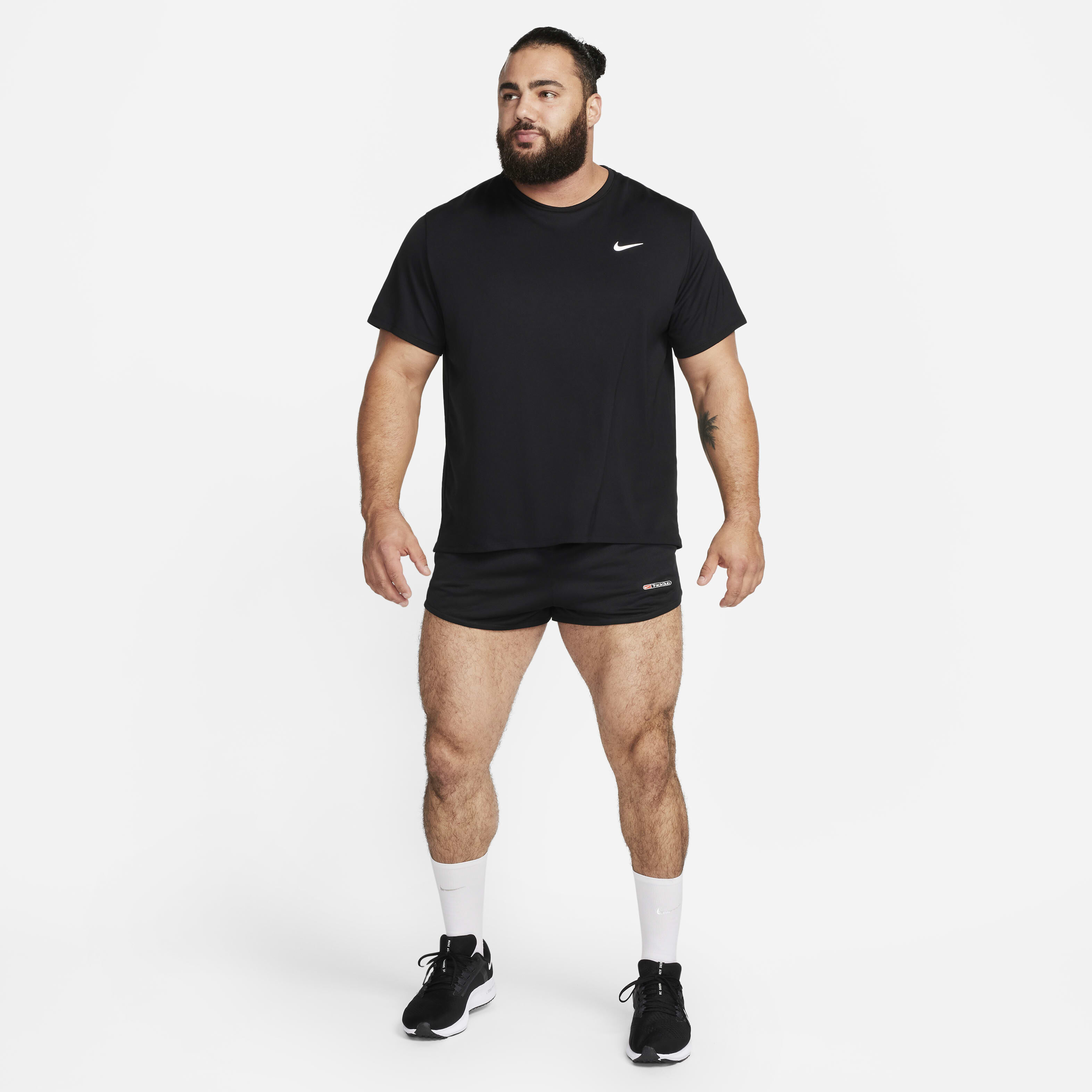 Buy Nike Track Club Men s Dri FIT 3 Brief Lined Running Shorts Black Midnight Navy Summit White Nike UAE Official