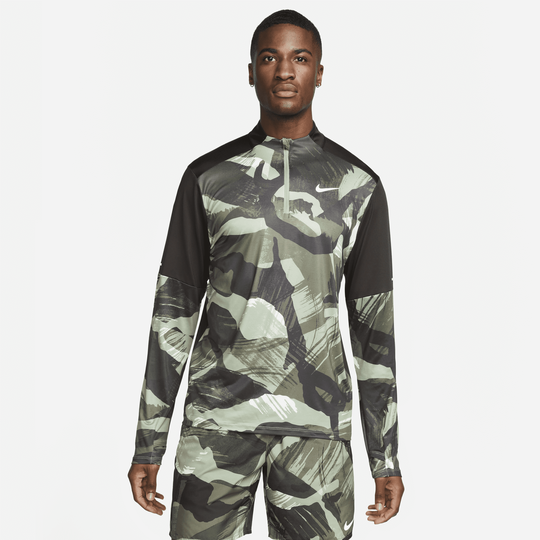 Nike camo running shop shirt